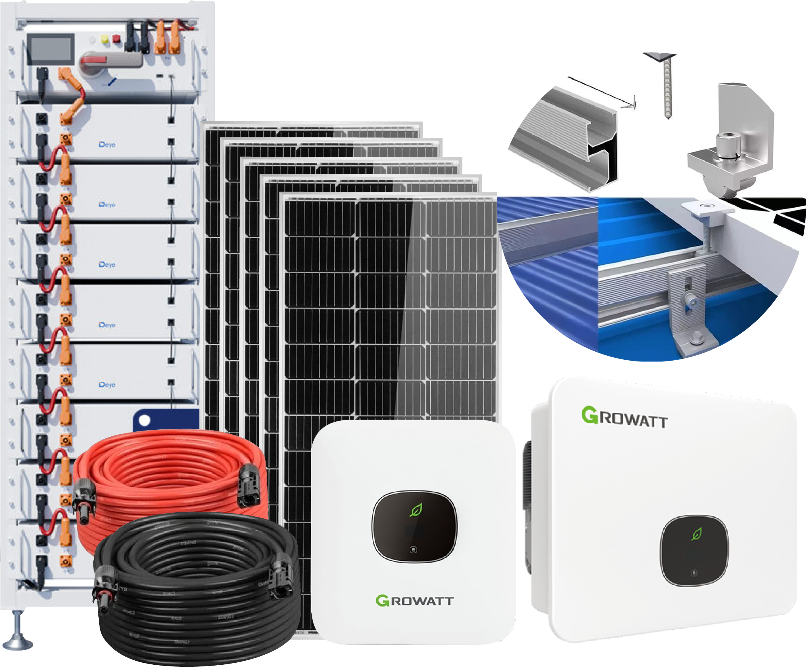 Components of a solar panel system